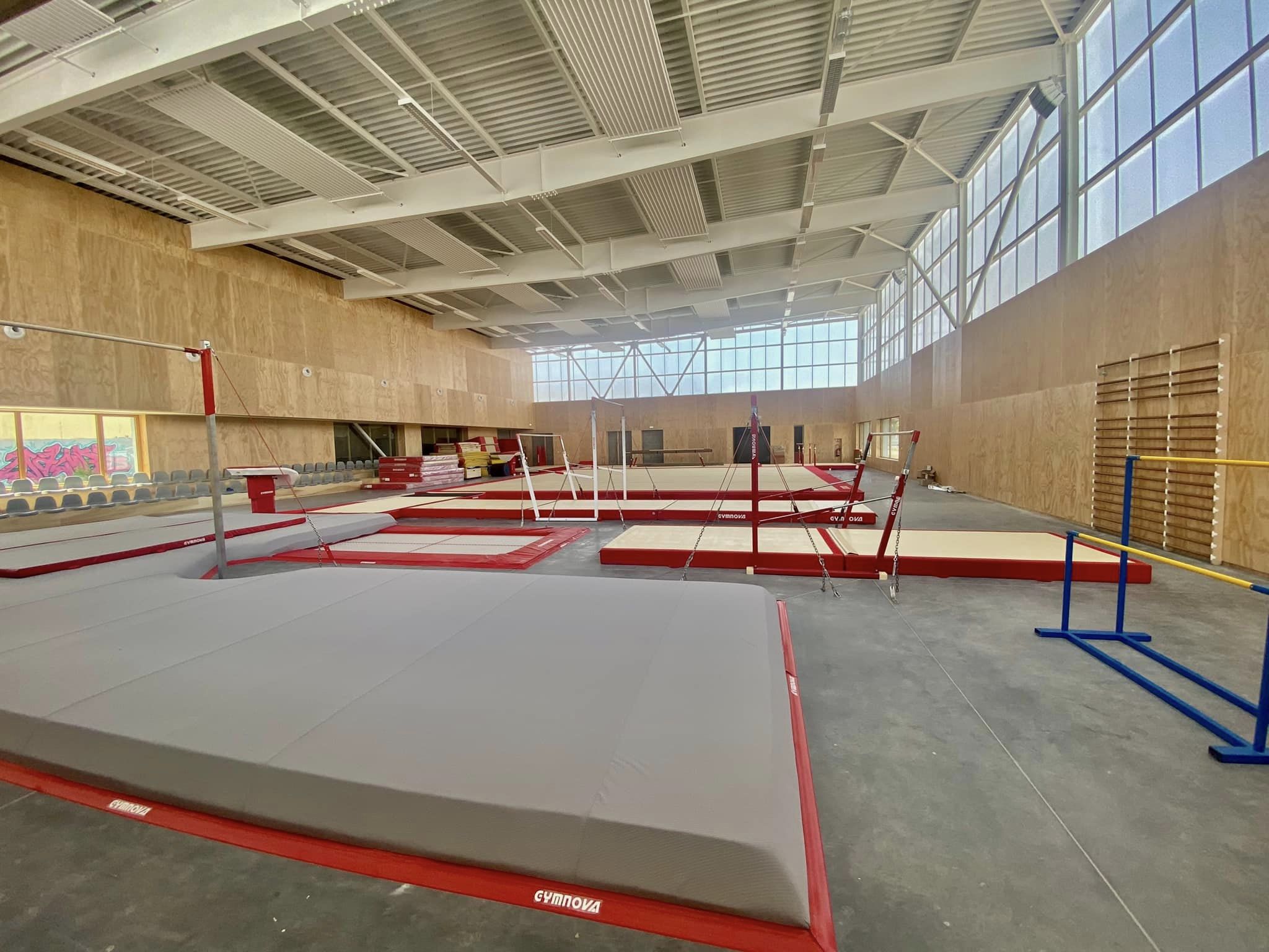 La nouvelle salle de gymnastique